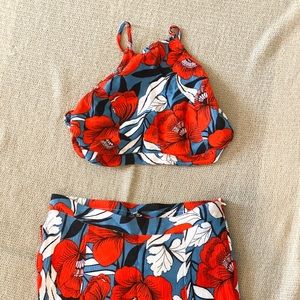 Lulus two piece floral dress